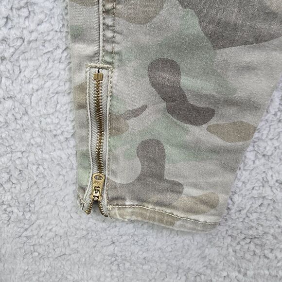 Abercrombie and Fitch Women's Camo Denim Jeans Size 00 24 - Picture 12 of 16